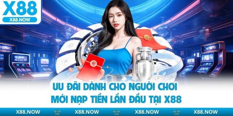 Ưu đãi dành cho người chơi mới nạp tiền lần đầu tại X88